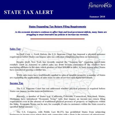 States Expanding Tax Return Filing Requirements