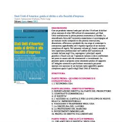 Stati Uniti d'America: guida al diritto e alla fiscalità d'impresa - Giuliano Iannaccone, Luigi Perin