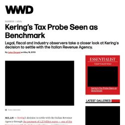 Kering's Tax Probe Seen as Benchmark